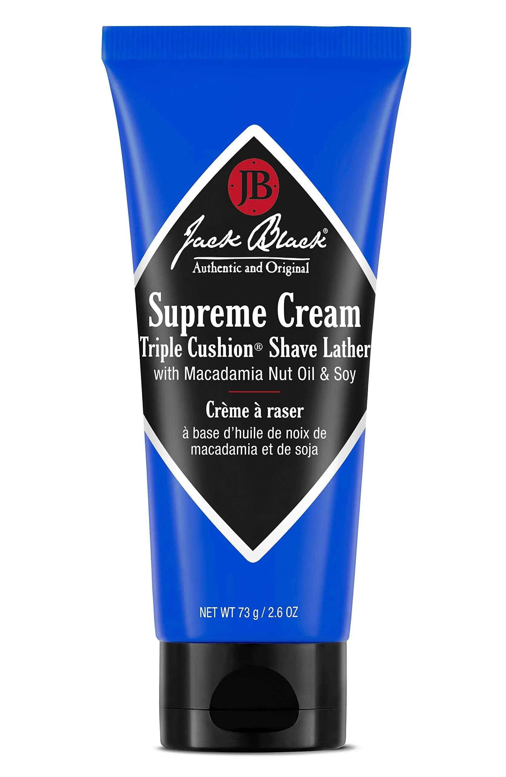 Jack Black Supreme Cream Triple Cushion Shaving Lather - 3 fl oz tube