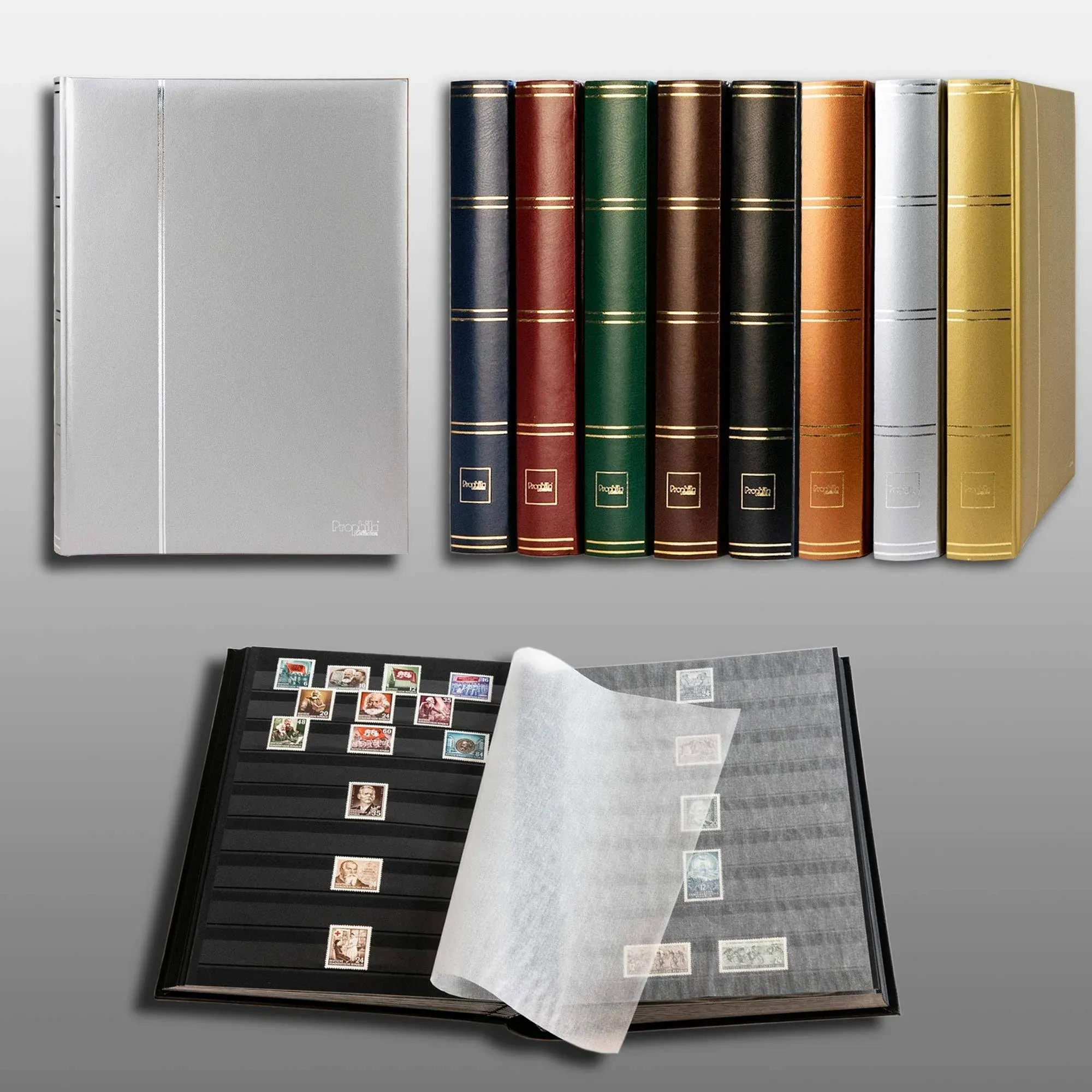 Prophila Metallic Edition Stamp Album