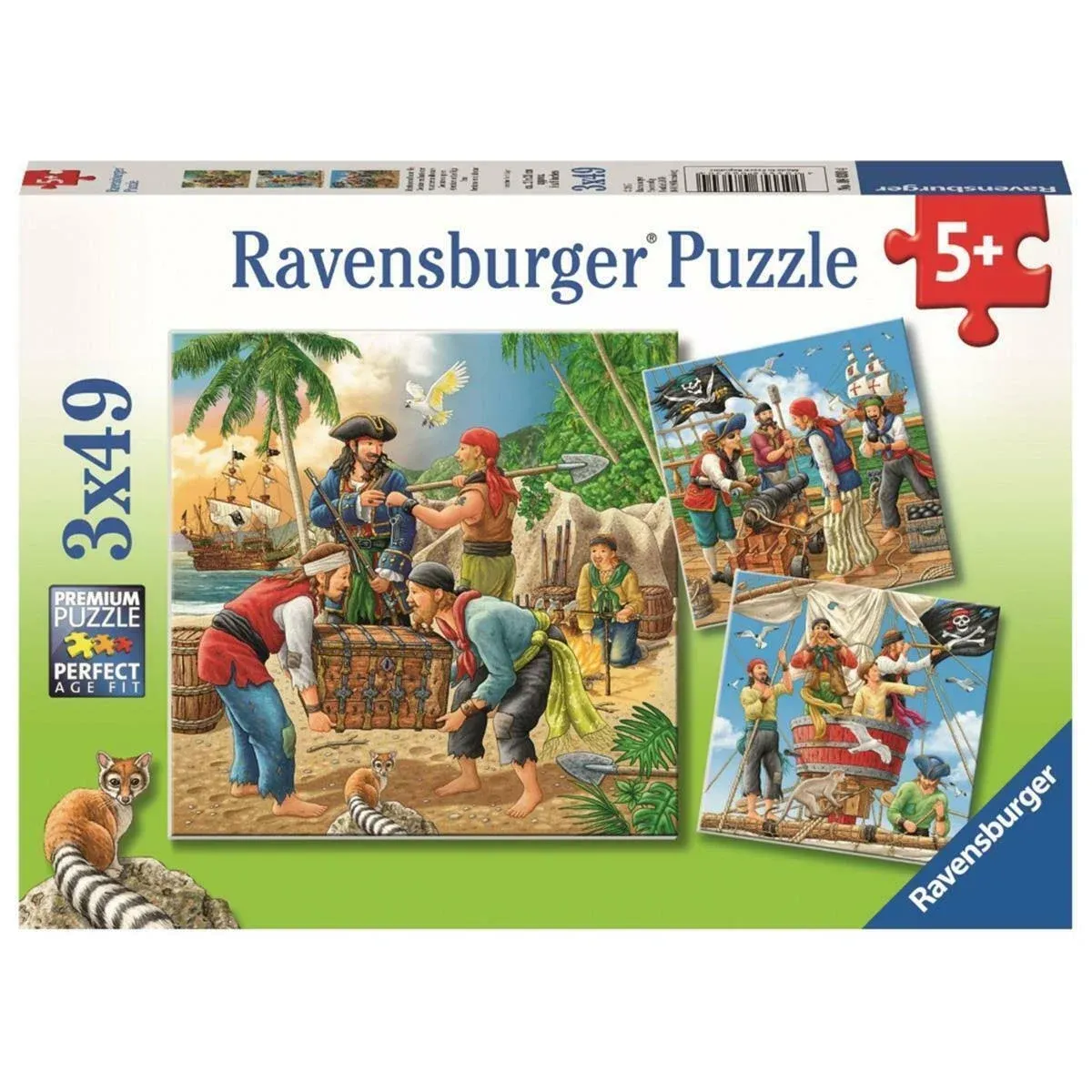 Adventure On The High Seas 3X49 Piece Puzzles