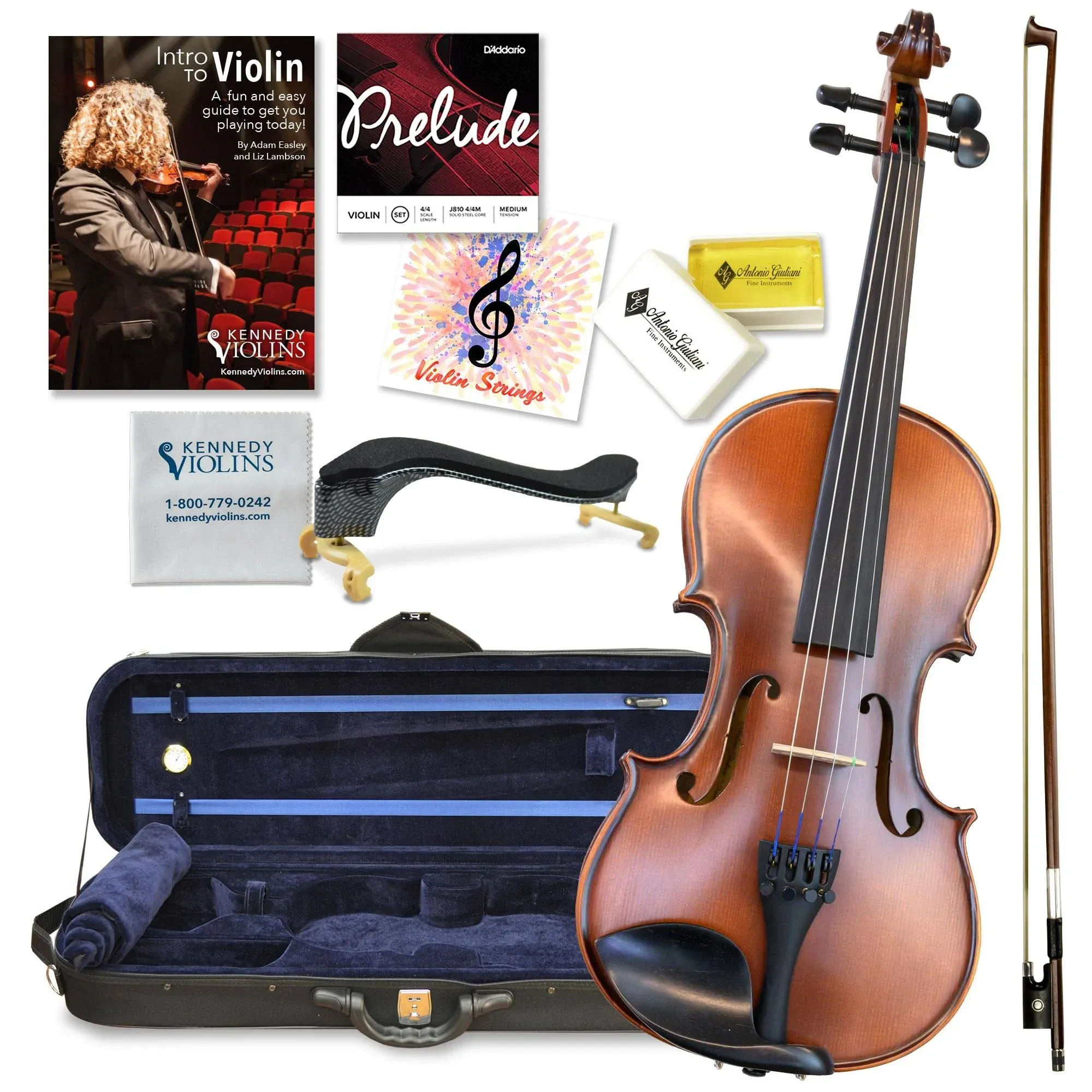 Antonio Giuliani Etude Violin Outfit 4/4 Full Size Clearance by  - Carrying Case