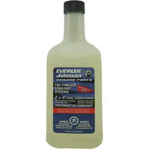 Johnson/Evinrude/OMC 2+4 Fuel Conditioner 32oz Qt Gas Stabilizer 0766210 766210