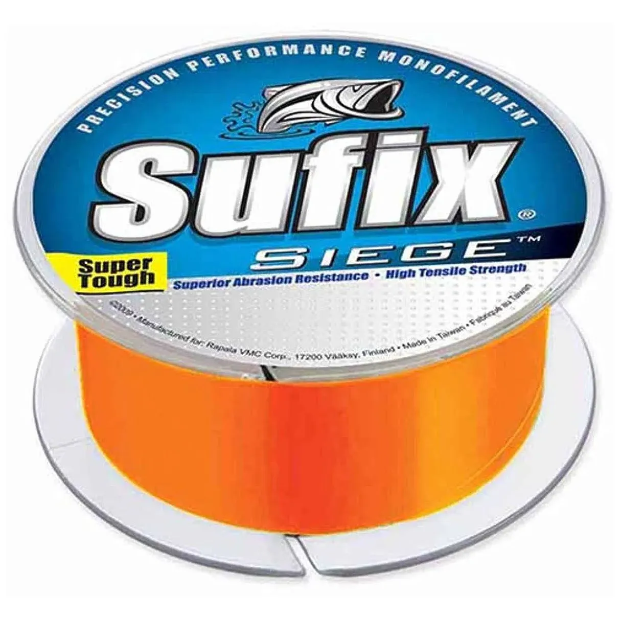 Sufix Siege 17lb Line Neon Tangerine 330 yds 662-117NT