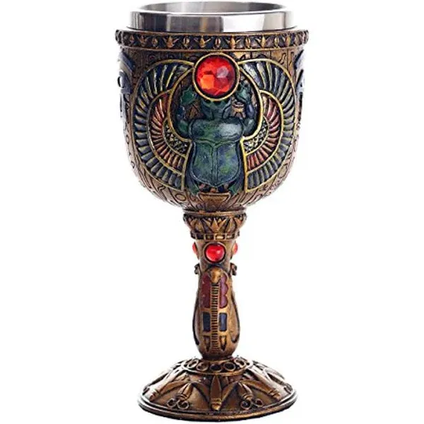 Egyptian Scarab Chalice