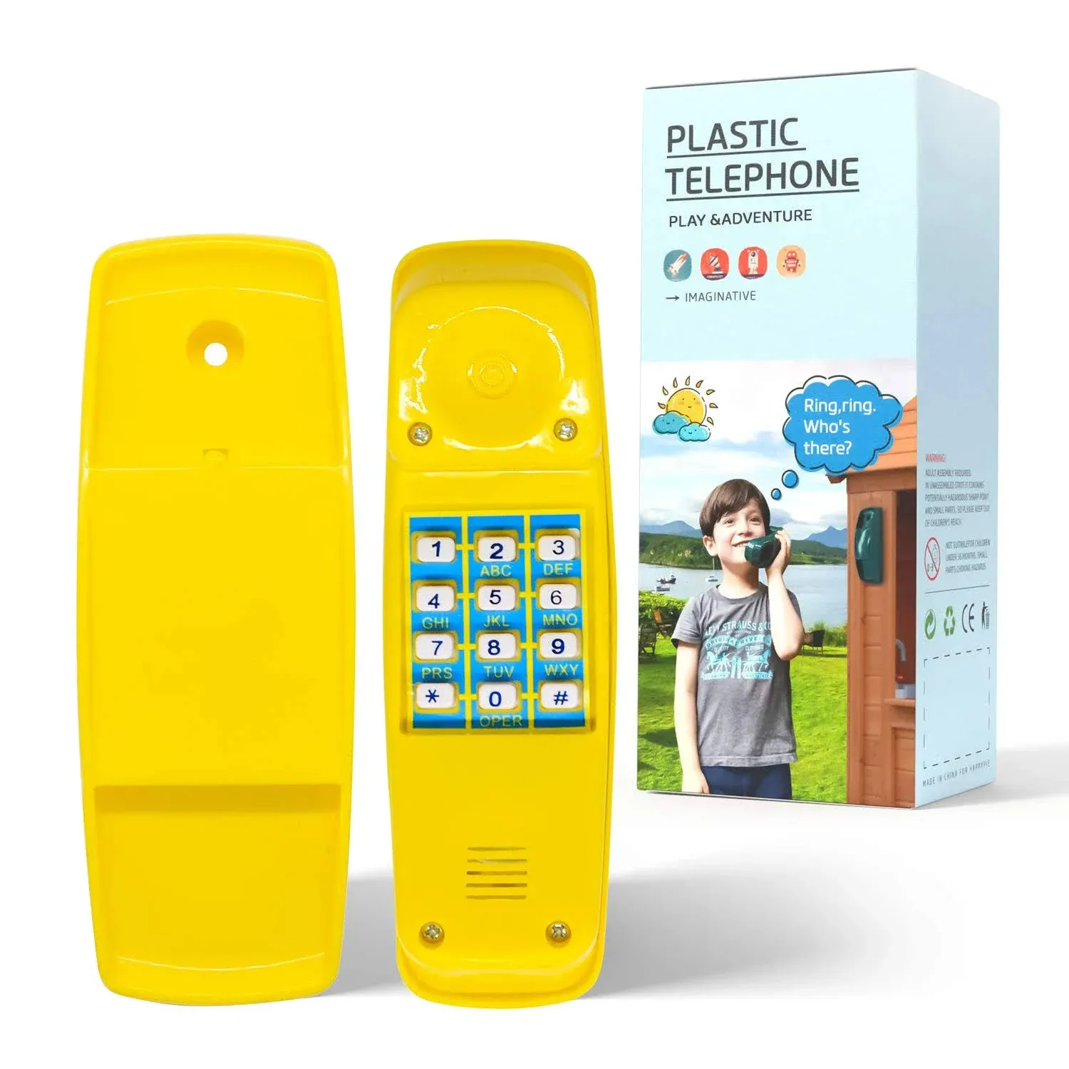 Happypie Toy Phone for Kids Swing Set Phone Pretend Phones and Learning Education ...