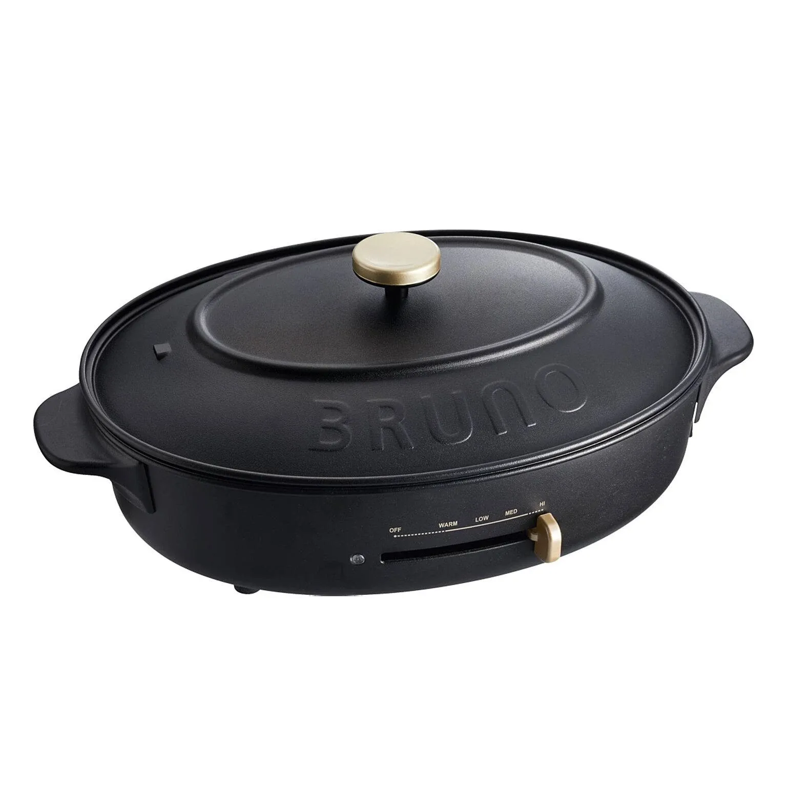 Bruno Oval Hot Plate (Black) [BOE053-BK]