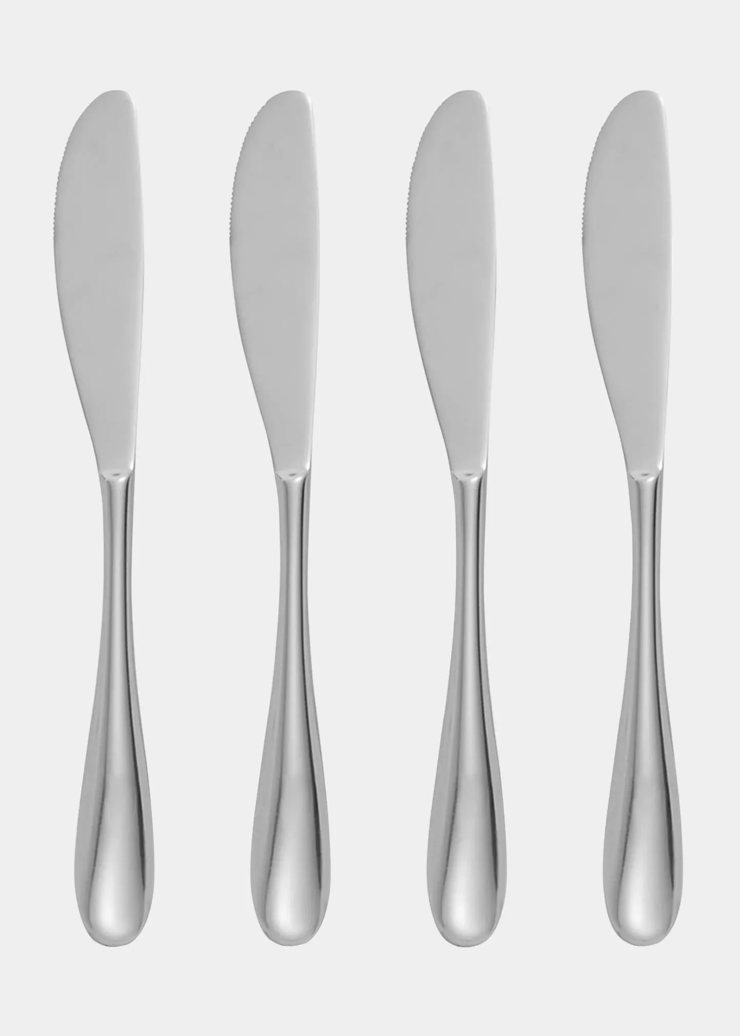 Nambe Paige Butter Cheese Knives, Set of 4