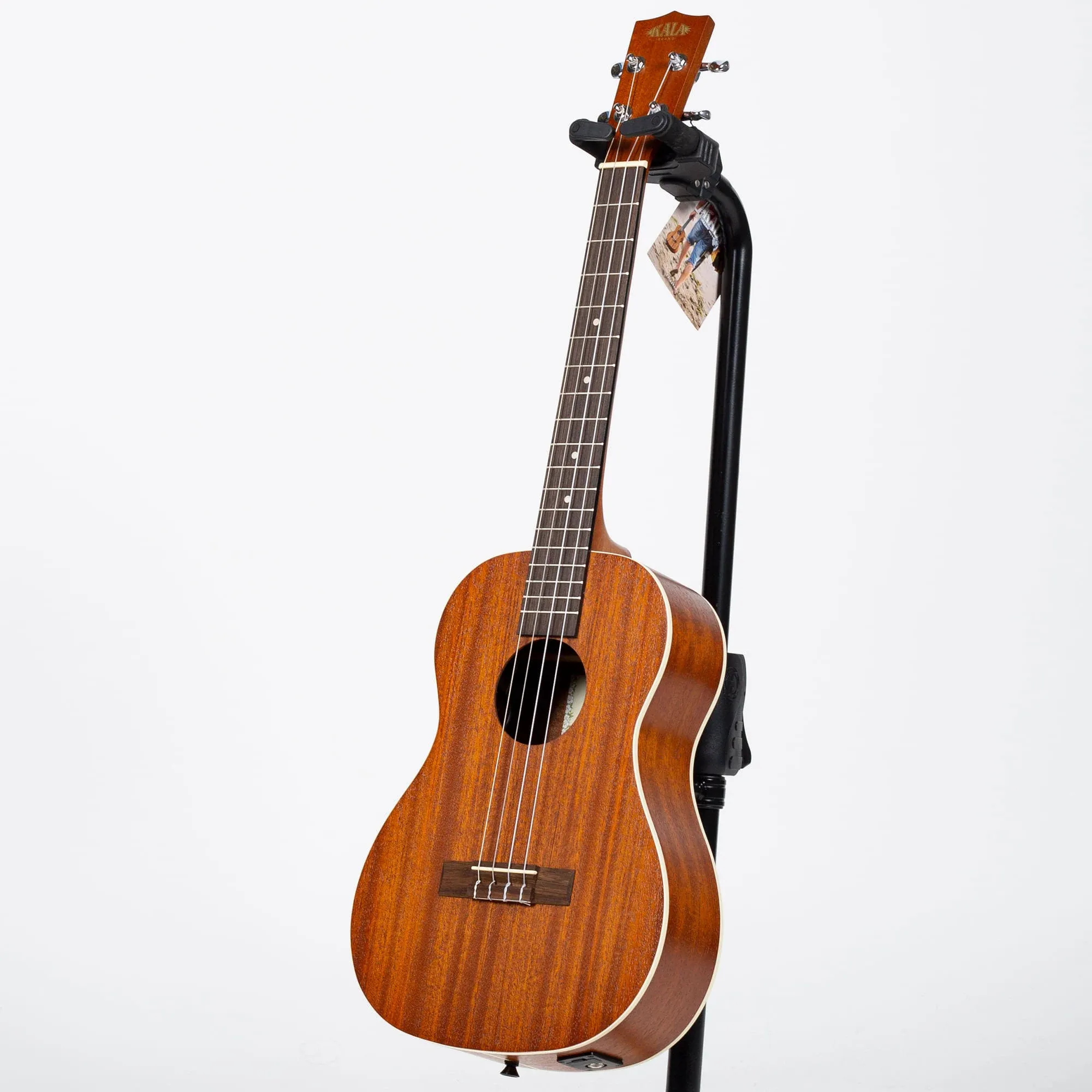 Kala Satin Mahogany Baritone Ukulele with Equalizer