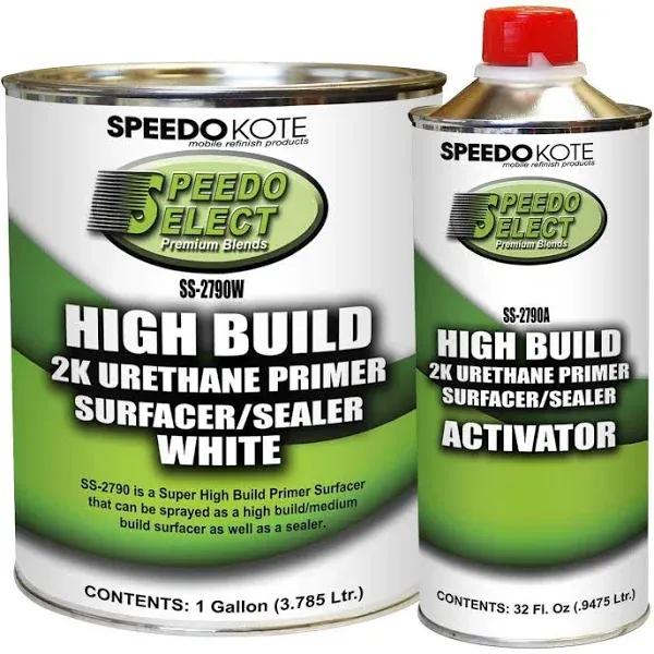 Speedokote SS-2790G/SS-2790A Super Fill High Build Primer Gray. For California, Delaware, or Maryland, order SMR-221.