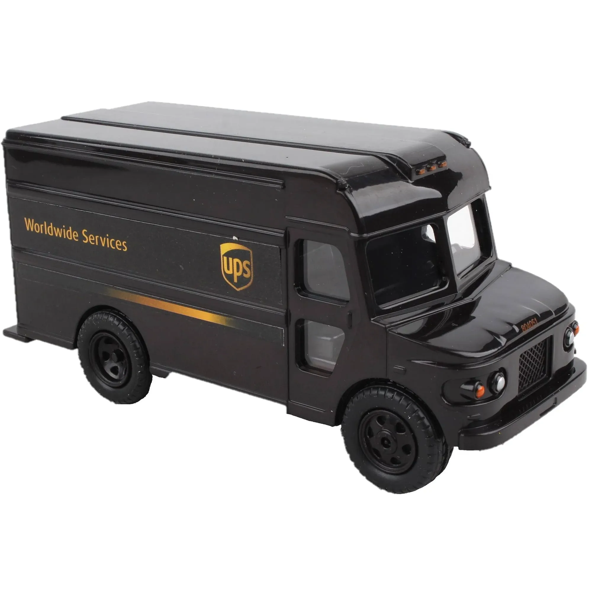 UPS Package Truck Brown "UPS Worldwide Services" Plastic Model by Daron