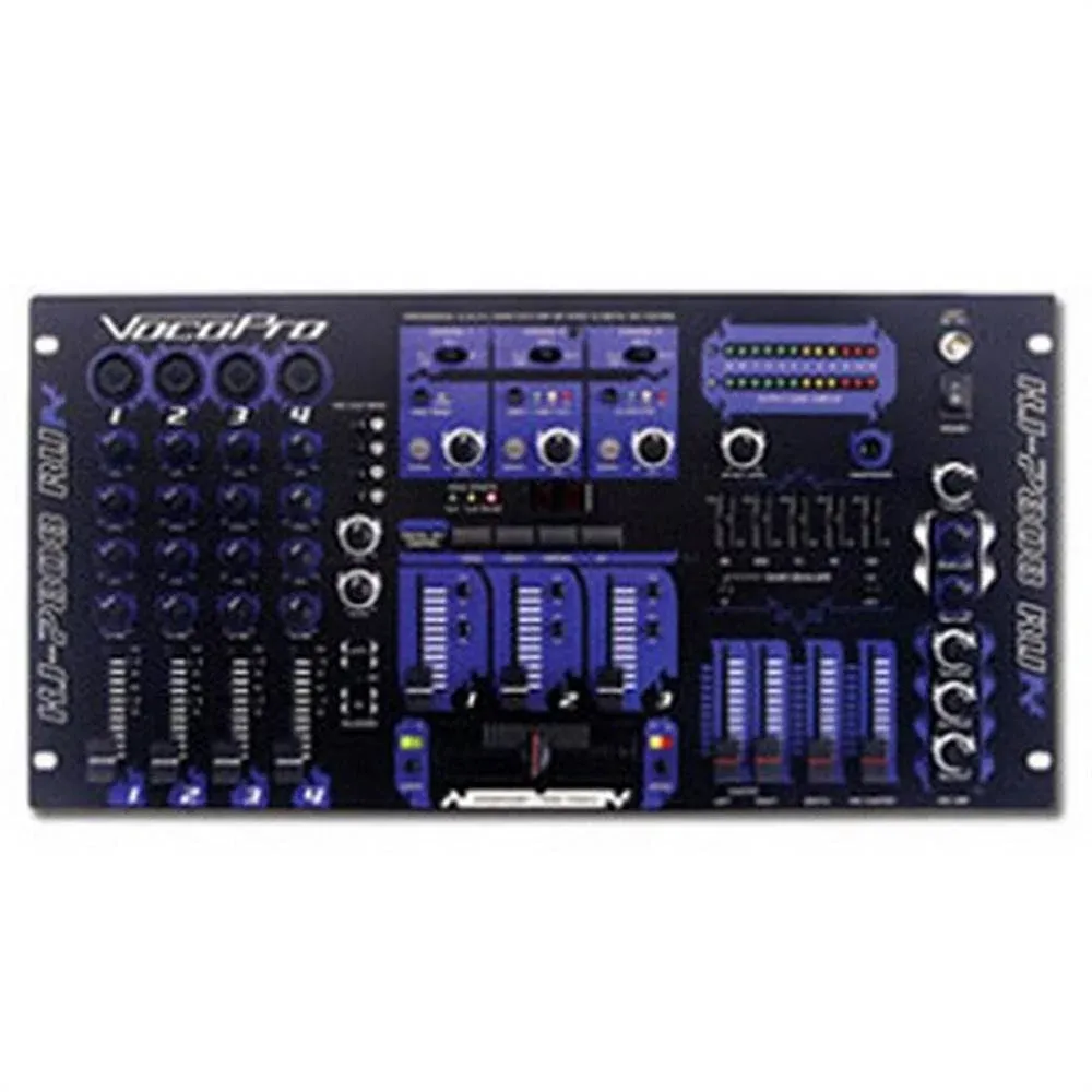 VocoPro Kj7808rv Karaoke Audio and Video Mixer, Size: One size, Black