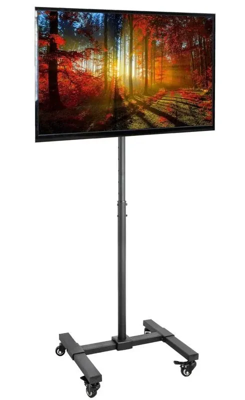 vivo Mobile 13" to 42" TV Floor Stand Height Adjustable Mount w/ Wheels