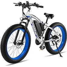 Electric Bike, 26" Ebike 750W Electric Bike for Adults, 30MPH 50-60Miles Adult Electric Mountain Bicycles with Phone Charger Mount, 48V 13Ah Battery, Suspension Fork, Shimano 21 Speed Gears