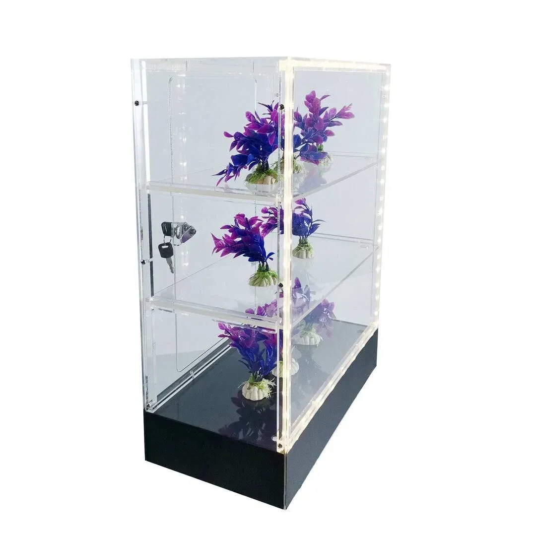 FixtureDisplays Clear Cabinet