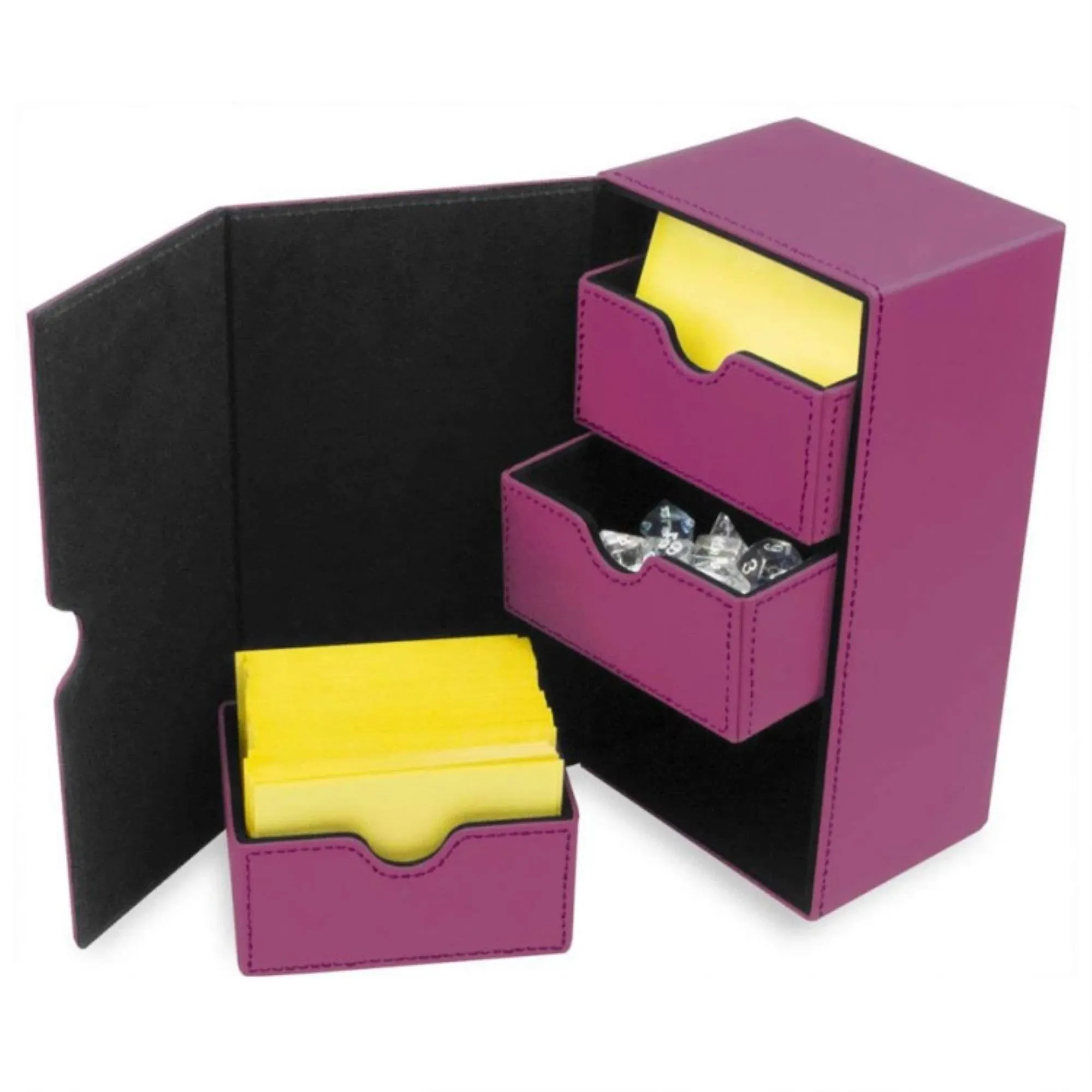 BCW Deck Vault Box LX Pink (Holds 200 Cards)