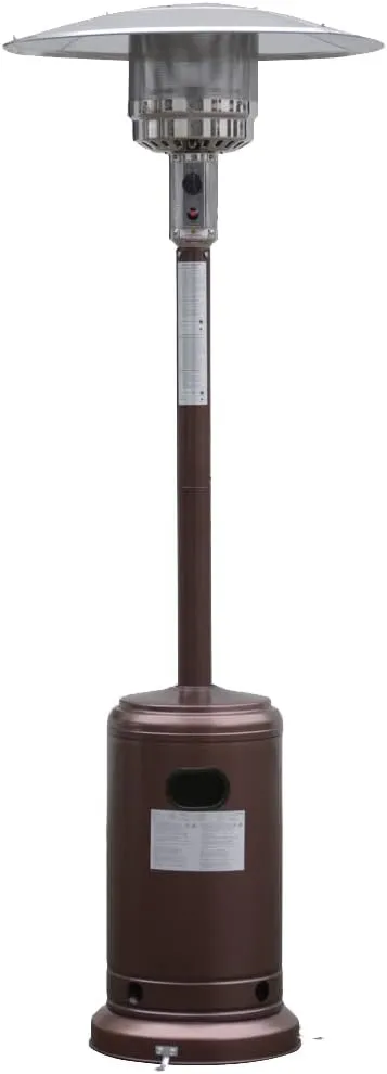 Blue Sky Outdoor Hammered Bronze\x03 Gas Patio Heater 48,000 BTU