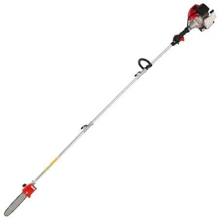 COOCHEER Pole Saw Gas Powered, 16-Foot Reach 58CC 2-Cycle Gas Pole Chain Saw 11.5-Inch Bar Cordless Extendable Long Tree Trimmer Gas Pole Saws for Tree Hedge Trimming Branches Pruning