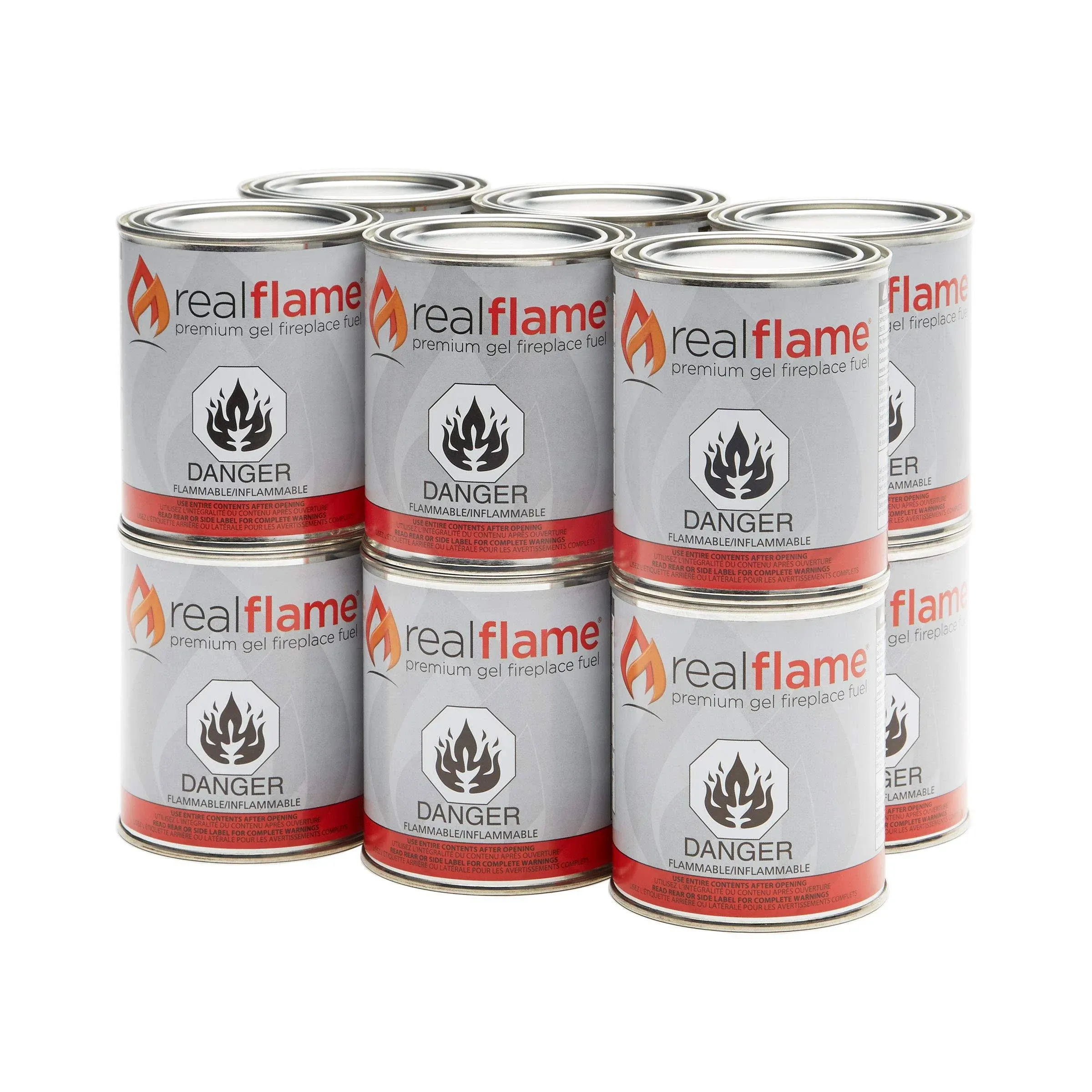 Real Flame 12-Pack Real Flame Gel Fuel 13-oz Solid Gel Fuel