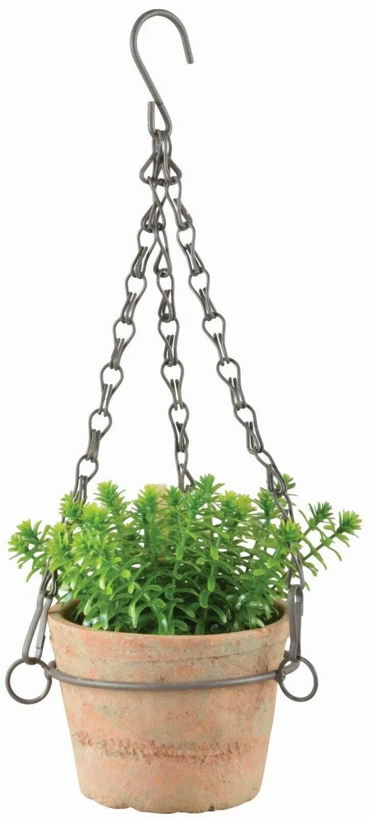 Esschert Design AT27 Aged Terracotta Hanging Flower Pot