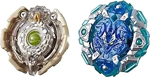 Beyblade Burst Turbo Slingshock Engaard E4 &amp; Stone-X Quetziko Q4 Dual Pack