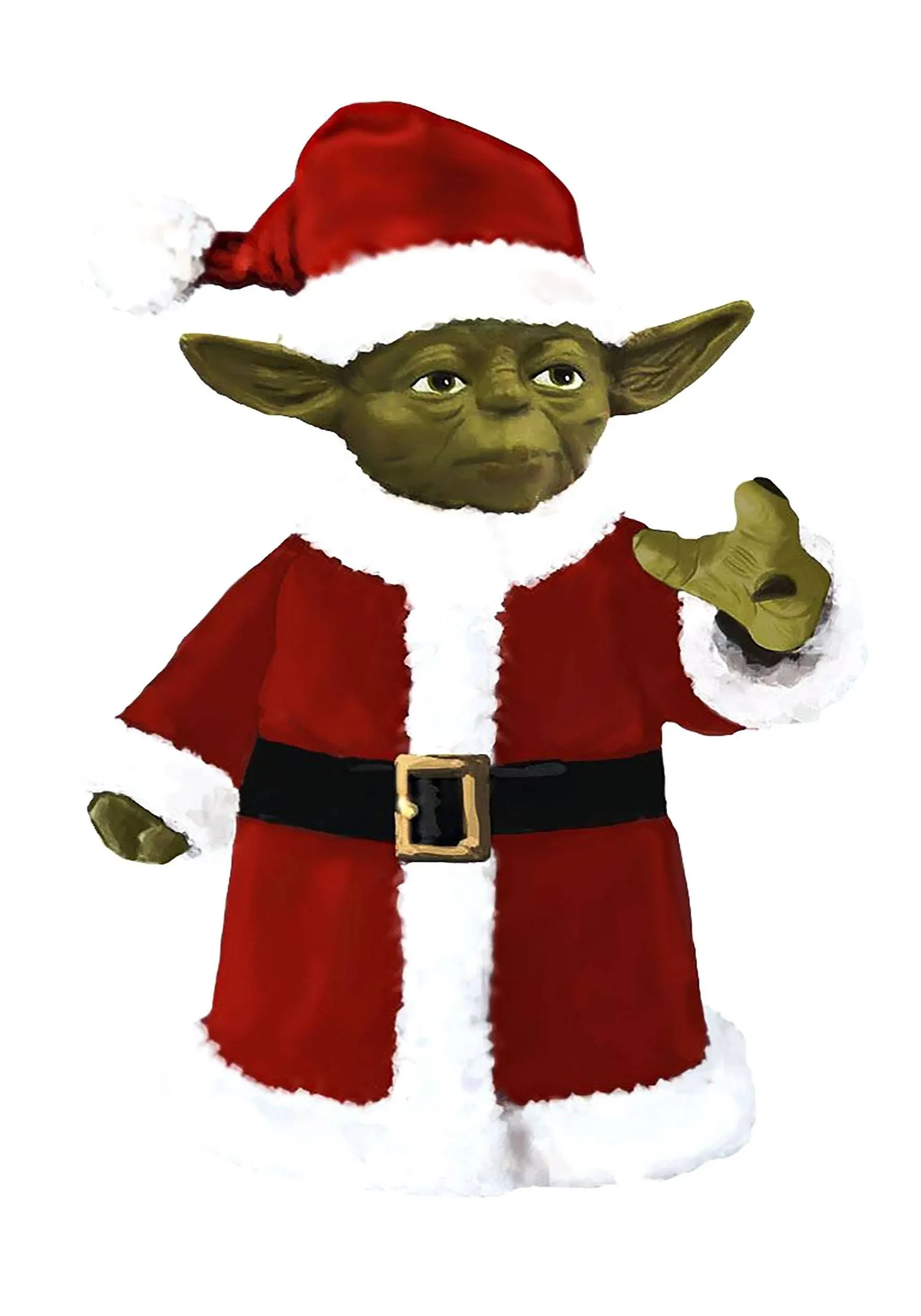 Star Wars Santa Yoda Treetop