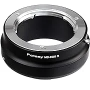 Fotasy Minolta MD Lens to Cannon EOS RF Mount Adapter, MD EOS R Adapter Ring, Adapter for Minolta MD MC Rokkor Lense, Compatible with Canon EOS R Mirrorless Camera EOS R RP Ra R3 R5 R6 R7 R10