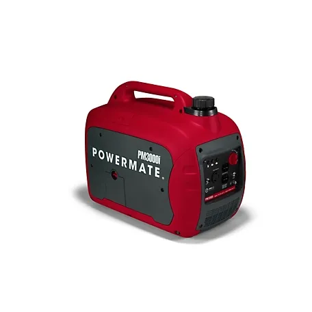 PowerMate PM3000i P0080601 Gas Inverter Generator 3000 Watt 50 ST