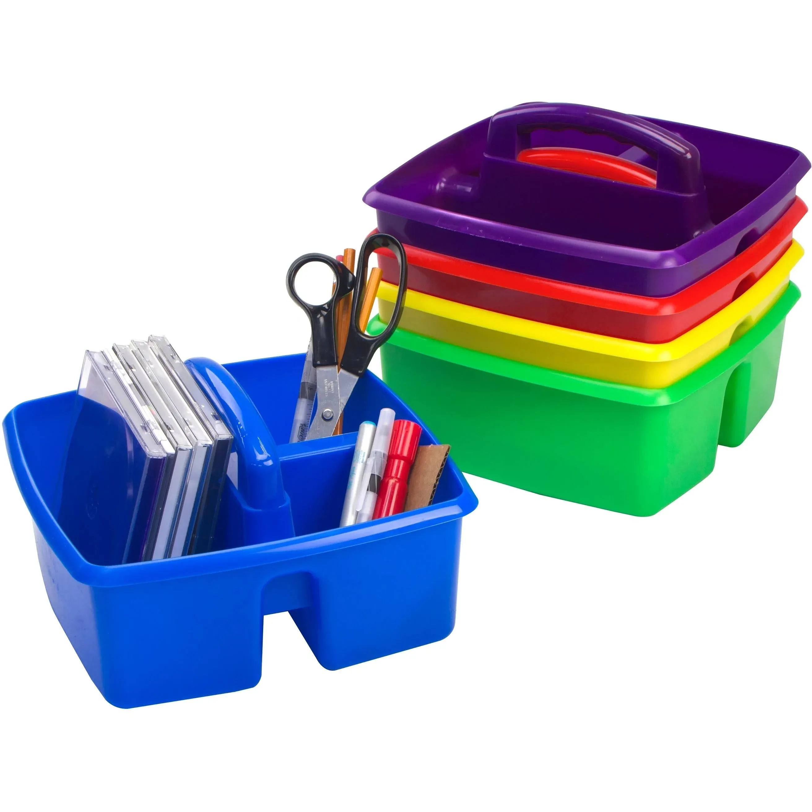 Storex Small Caddy Assorted Colors