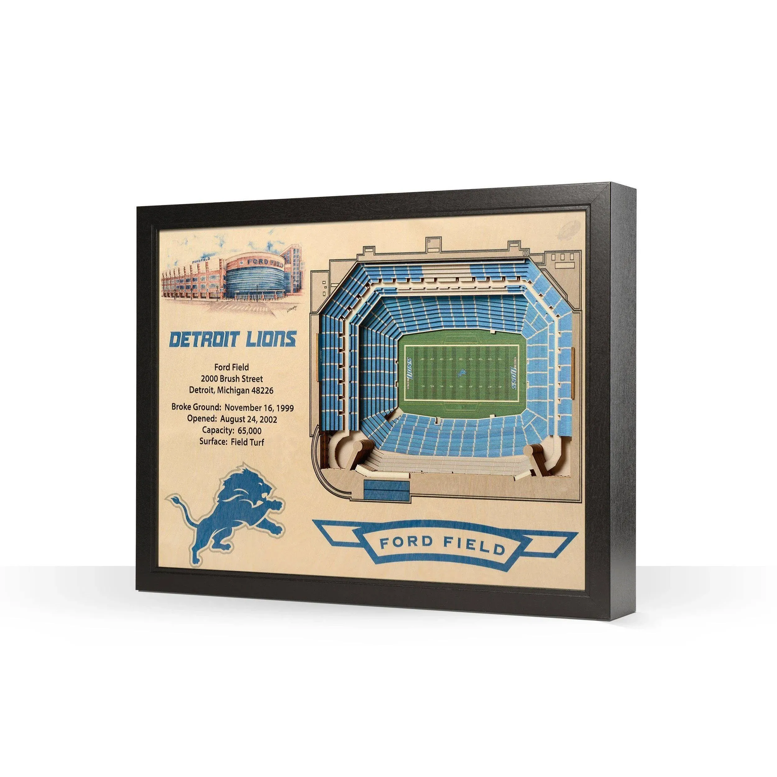 NFL Dallas Cowboys 25-Layer StadiumViews 3D Wall Art