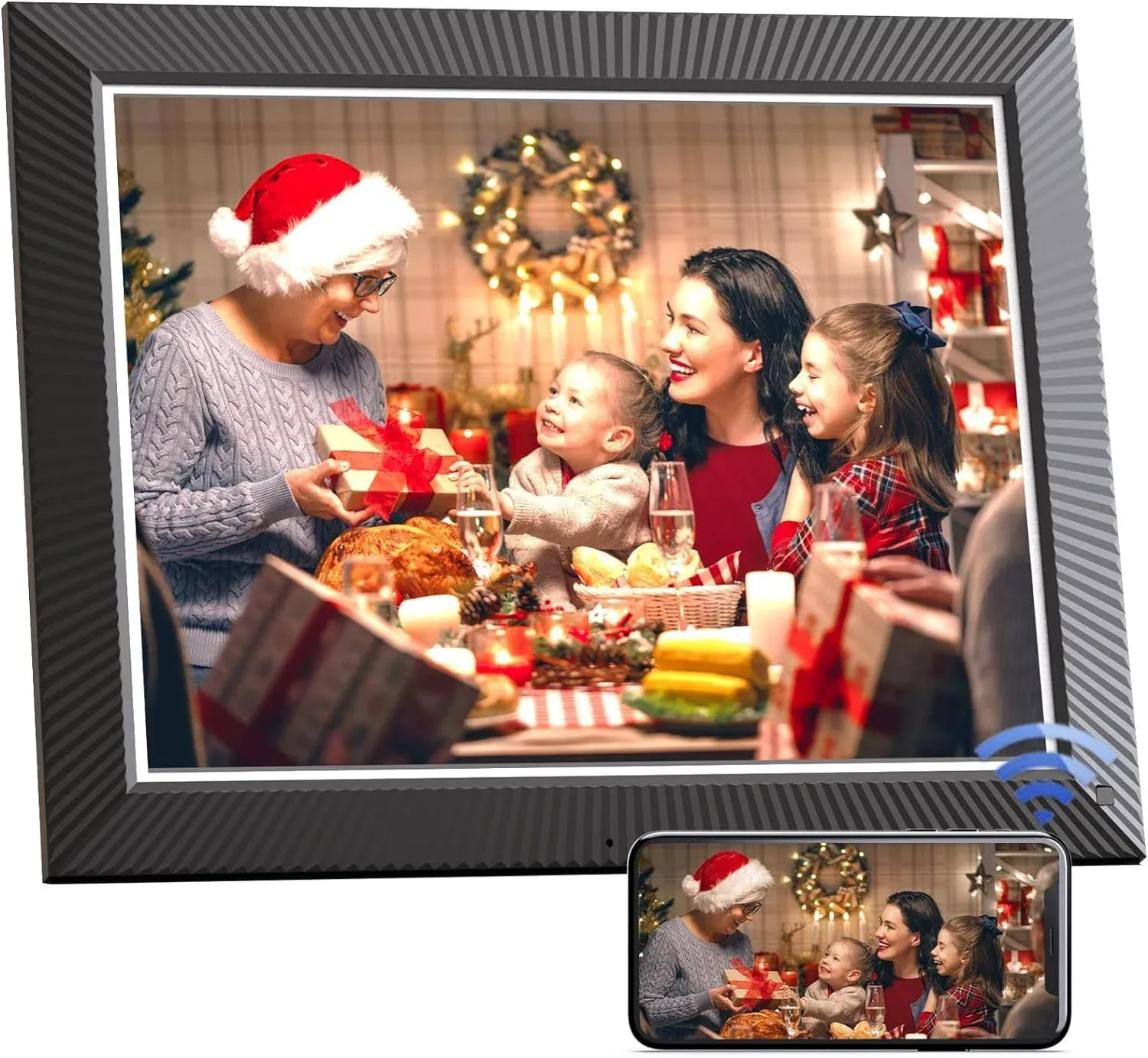 16.2-inch Smart Digital Picture Frame - NETHGROW WiFi Digital Photo Frame