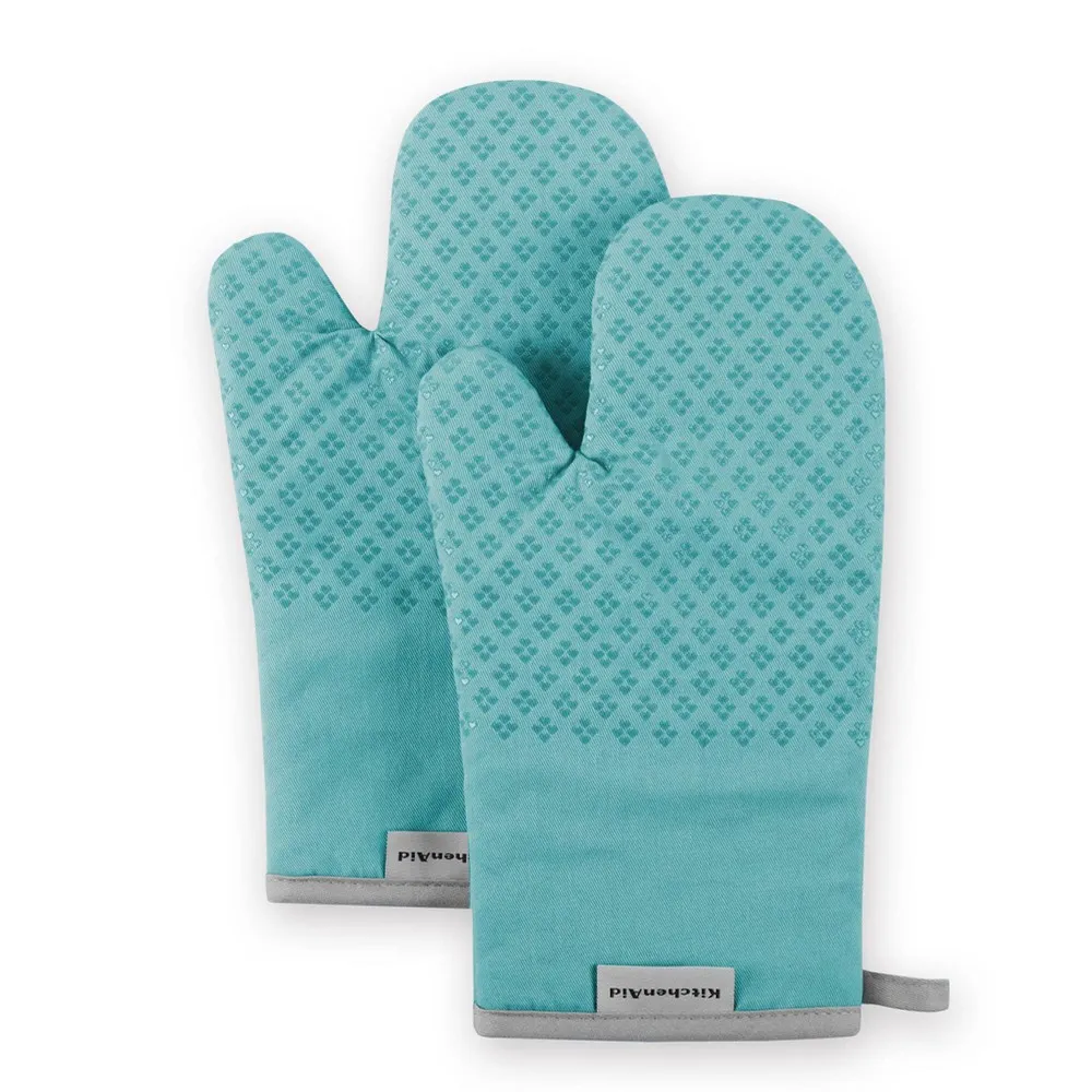 KitchenAid Asteroid Oven Mitt Set, Boysenberry Purple 7"x12.5"