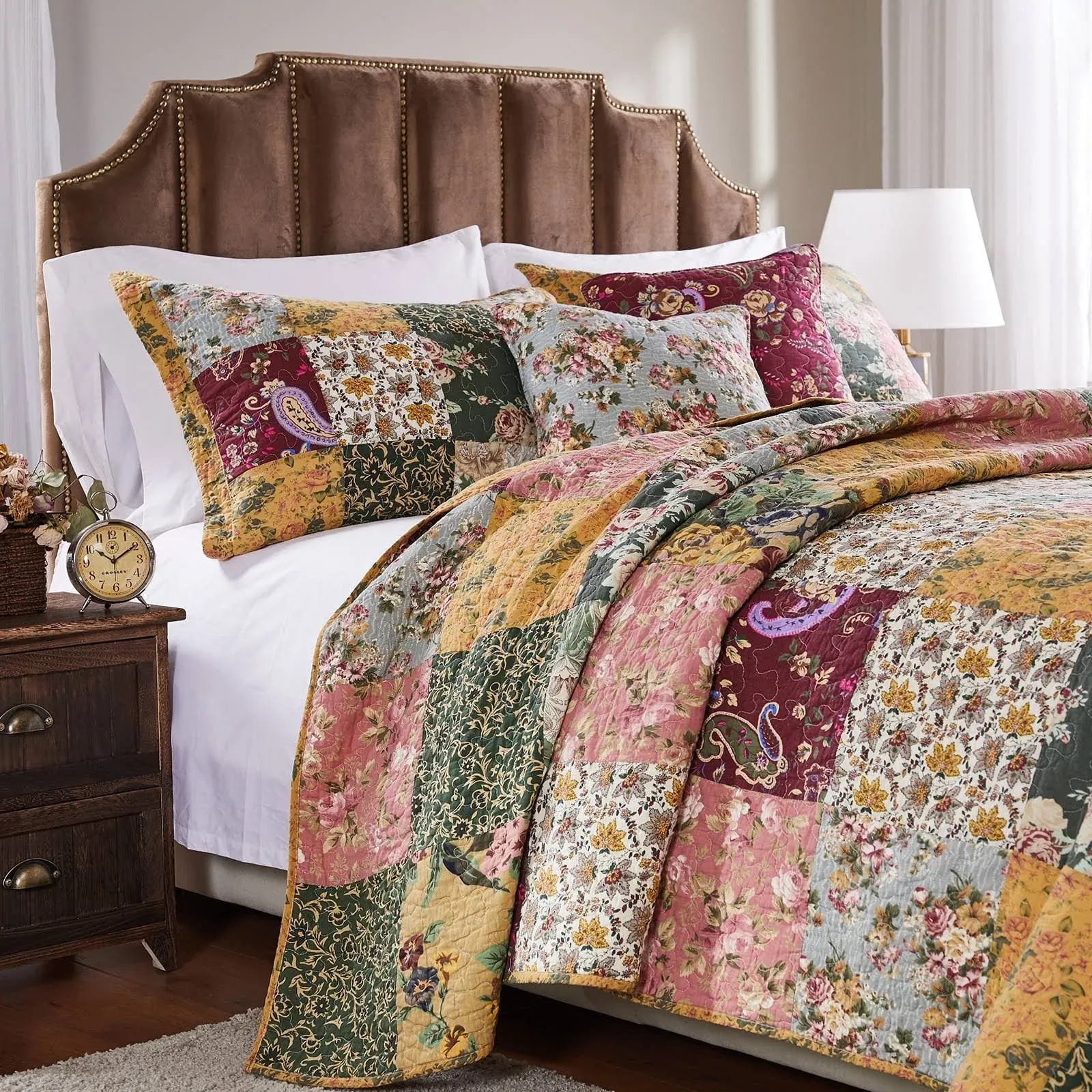 Greenland Home Antique Chic King Quilt Bonus Set