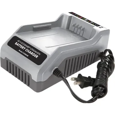 Snow + Sun Joe iCHRG40 | EcoSharp Lithium-Ion Battery Charger 40 Volt (Open Box)