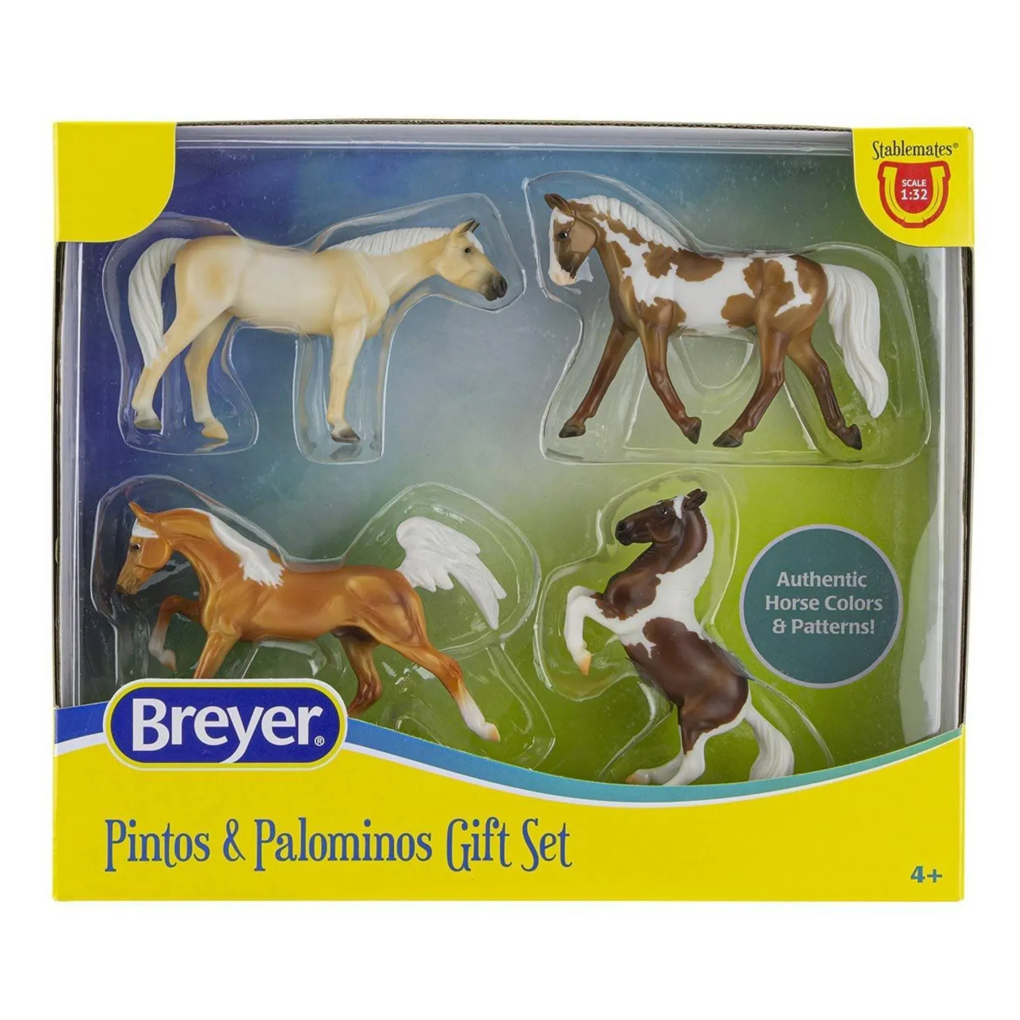 Breyer Horses Stablemates Pintos &amp; Palominos Collection | 4 Horse Set