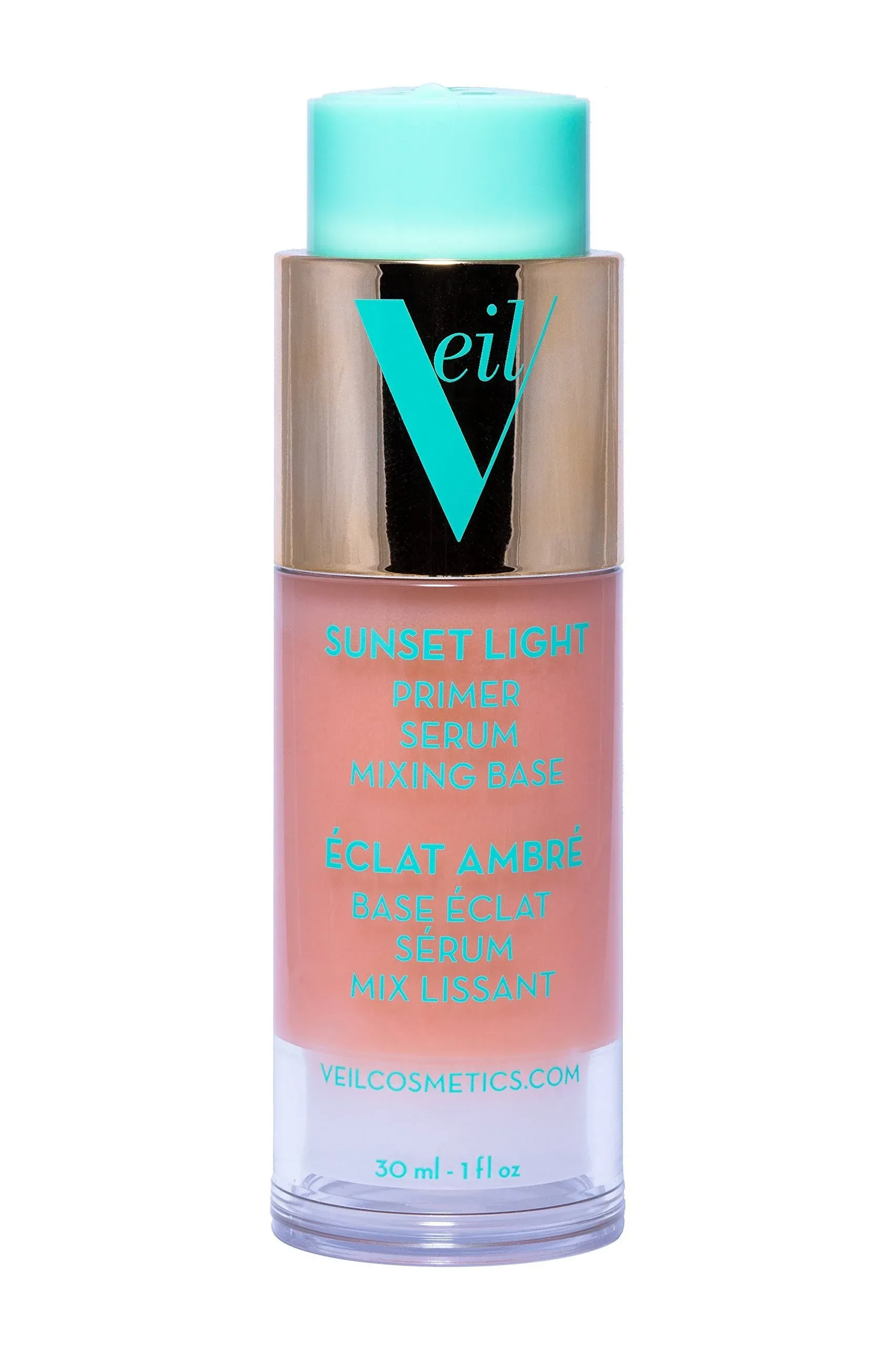 Veil Cosmetics Complexion Fix 3-in-1 Primer - Serum, Mixing Base, Primer - Pore Minimizing - Hydrate, Brighten & Soothe - Smooths Wrinkles & Fine Lines - Extend Makeup Wear - Vegan - Beautiful Skin