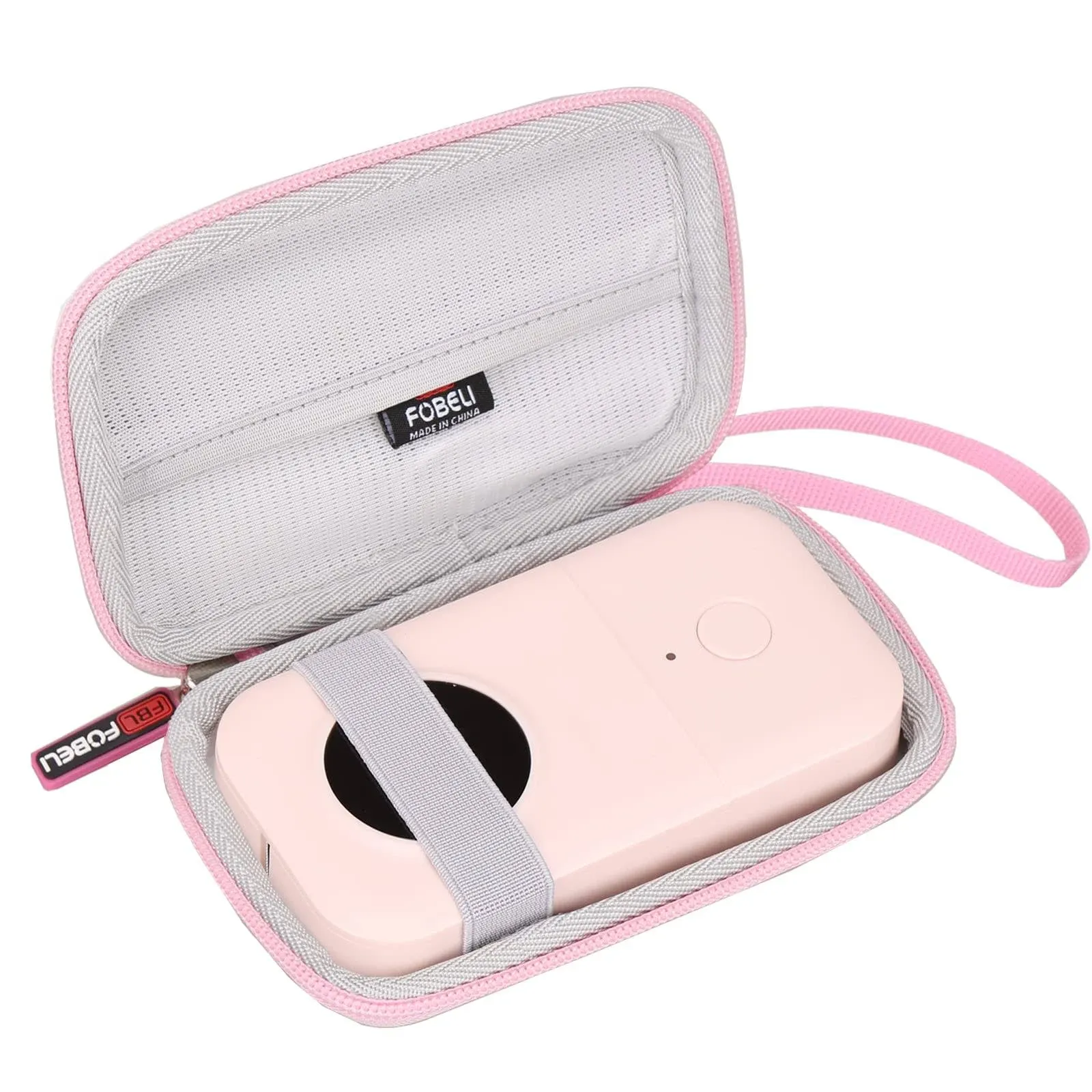 FBLFOBELI Hard Case for Omezizy Bluetooth Thermal Shipping Label Printer - 241BT Wireless 4x6 Label Printer (Pink, Case Only)