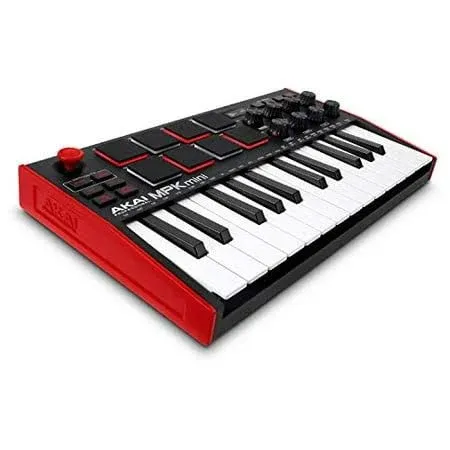 Akai Professional MPK MINI MKIII Clavier-maître USB 25 mini touches, 8 pads et encodeurs, écran LED | Reverb