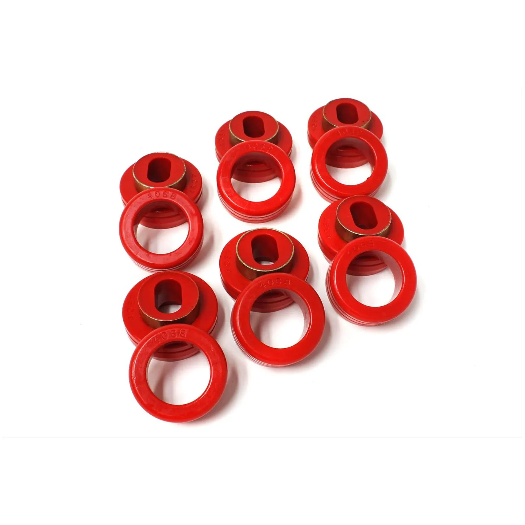 Energy Suspension 81-87 GM 1/2-3/4-1 Ton C-10/C-20/C30/C1500/C2500/C3500 PU 2WD Red Body Mount Set