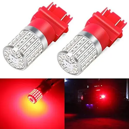 3157 Red Led Brake Light Bulb Super Bright 3014 72smd 3056 3156 3057 4057 4157 L