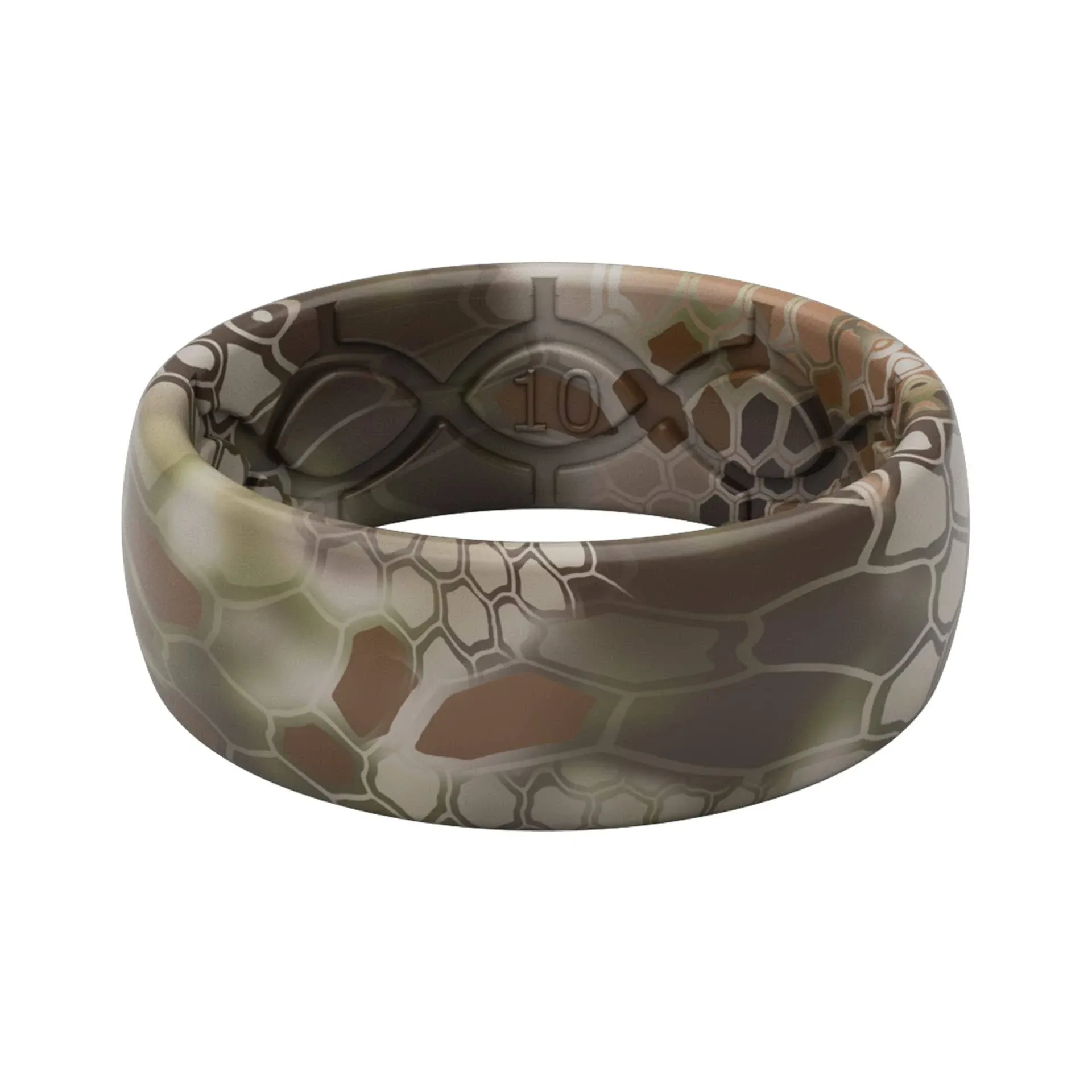 Groove Life Kryptek Camo Silicone Ring Breathable Rubber Wedding Rings for Men ...