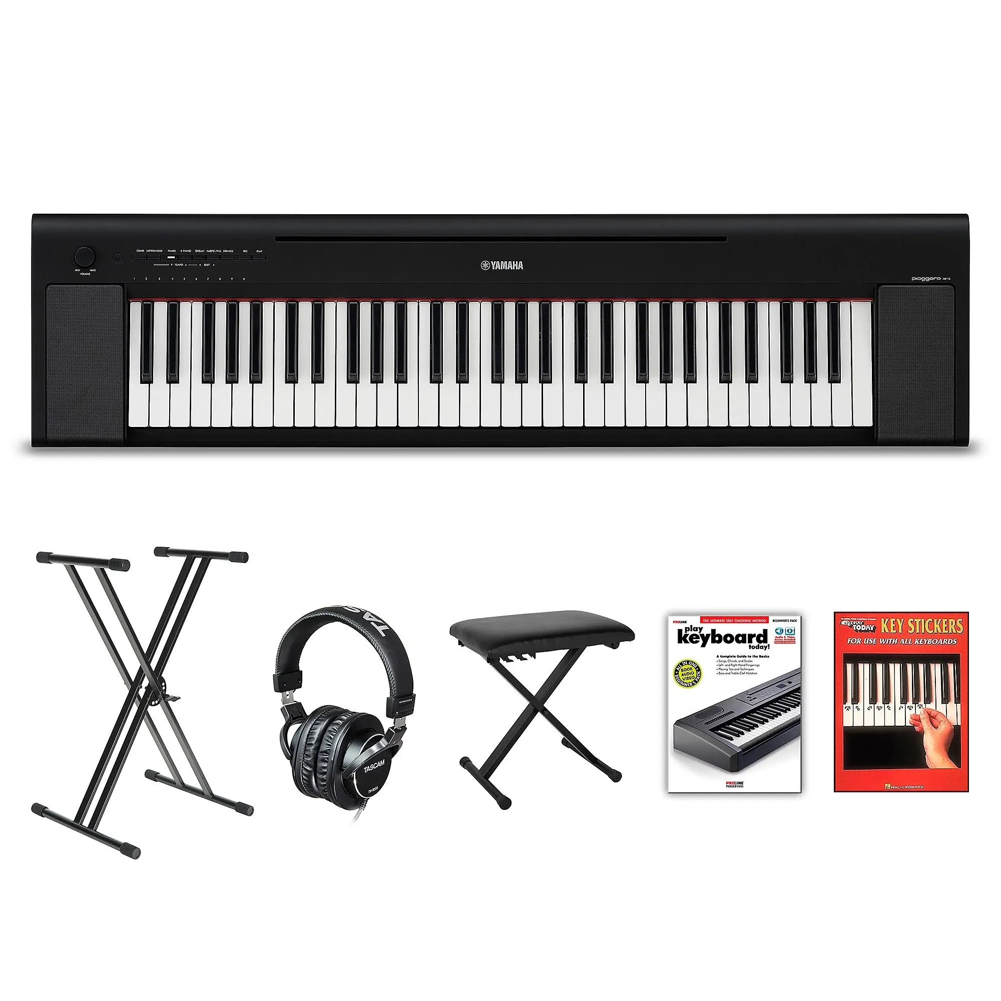 Yamaha Piaggero NP-15 61-key Portable Piano - White