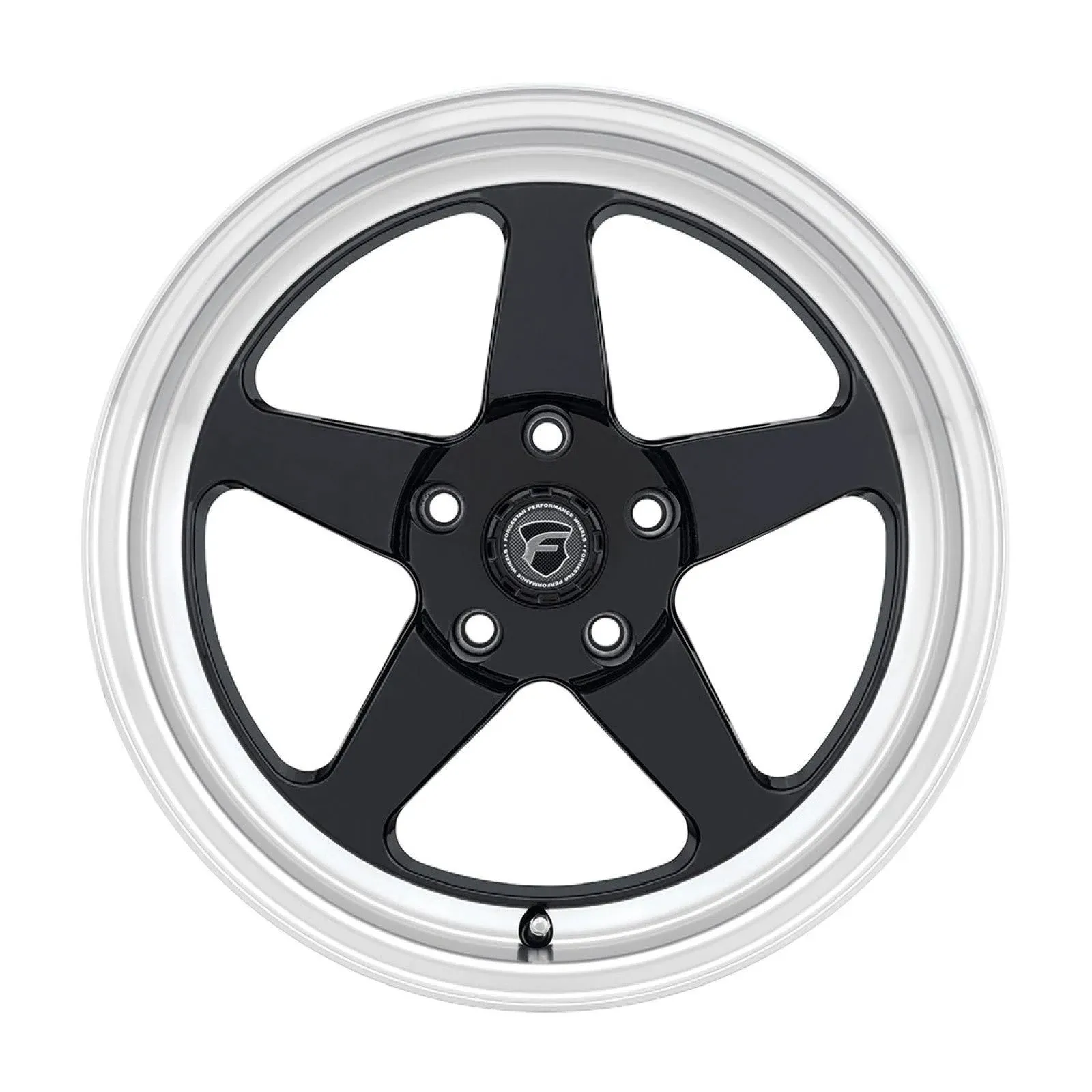 Forgestar D5 Drag Wheel 15x10 5x120.65 Gloss Black Machined 50mm