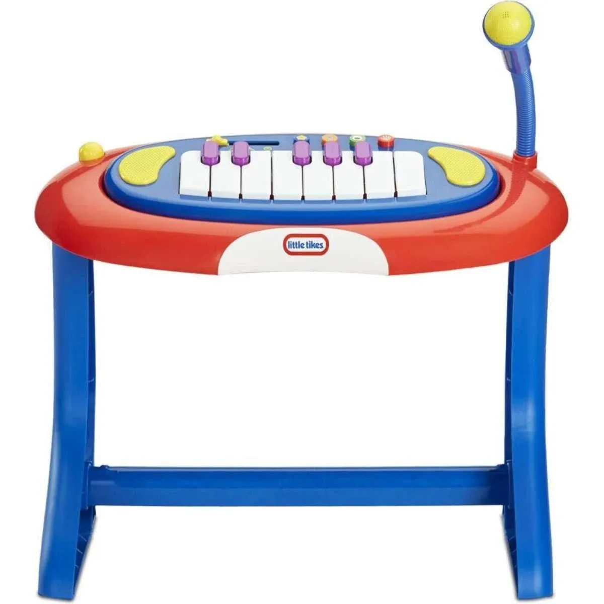 Little Tikes Sing-a-Long Piano Musical Station Keyboard with Working Microphone 