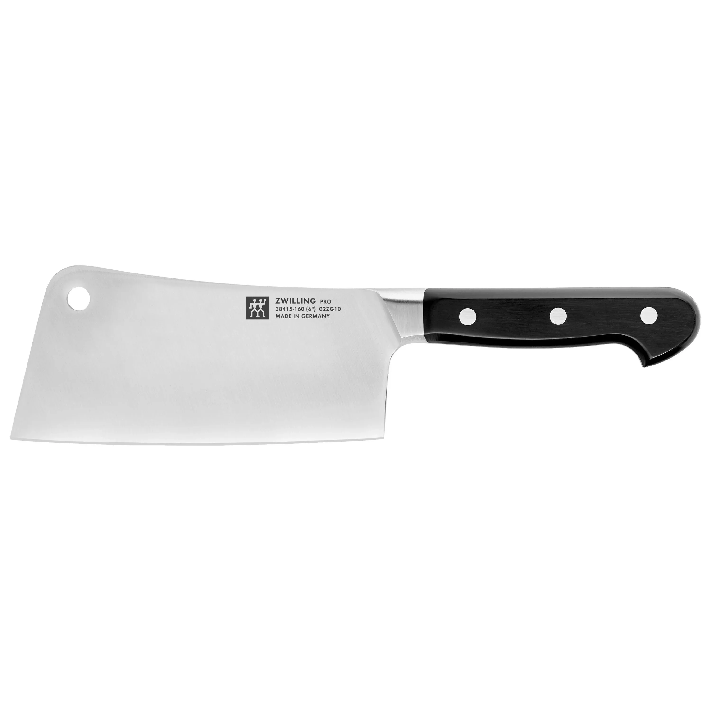 ZWILLING Pro 6-Inch Meat Cleaver Razor-Sharp German Knife Set Made in Company-Owned German Factory with Special Formula Steel, Perfected for Almost 300 Years, Stainless Steel