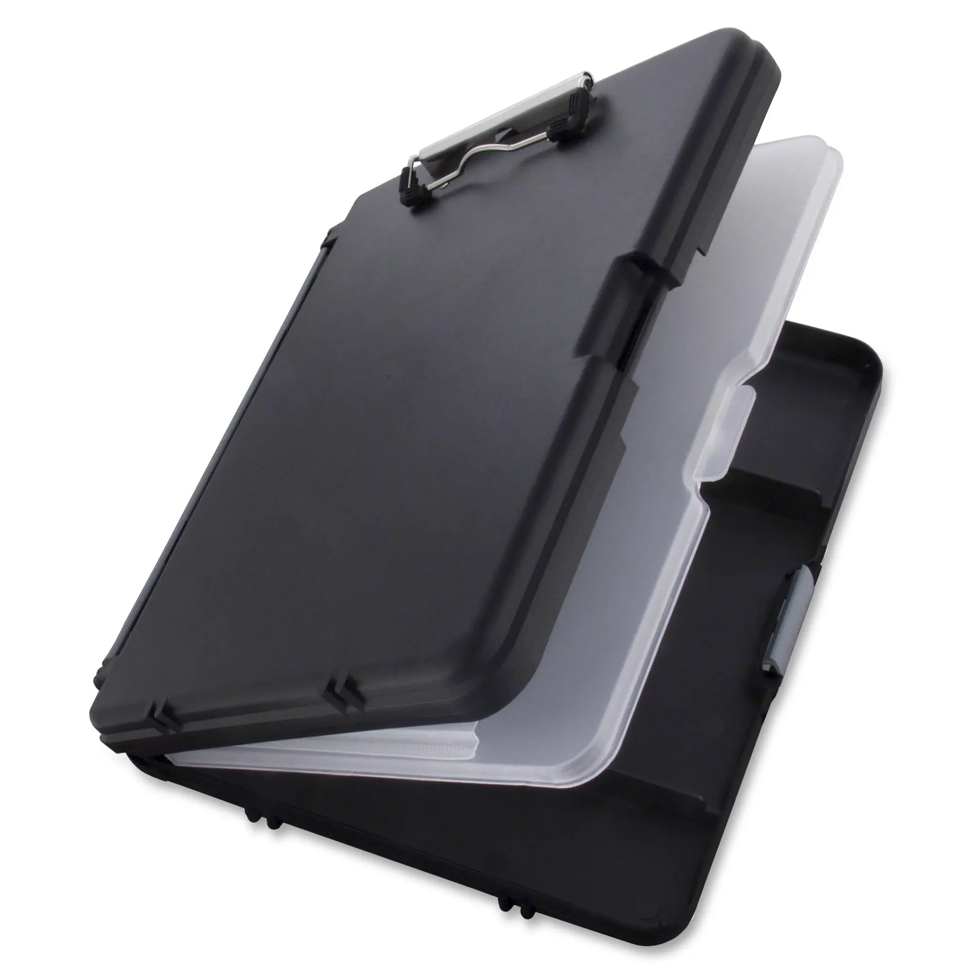 Saunders WorkMate II Poly Low-Profile Form Holder Storage Clipboard, Black