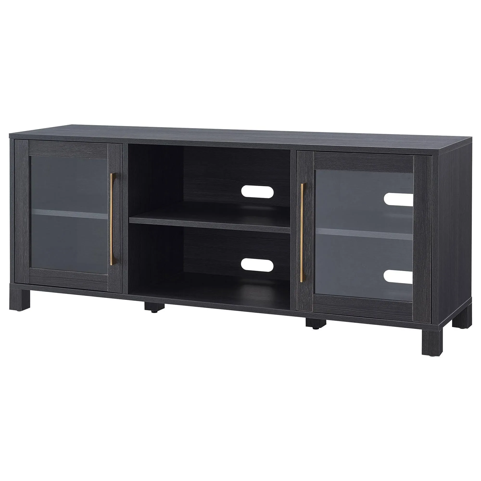 Quincy TV Stand 58" Charcoal Gray