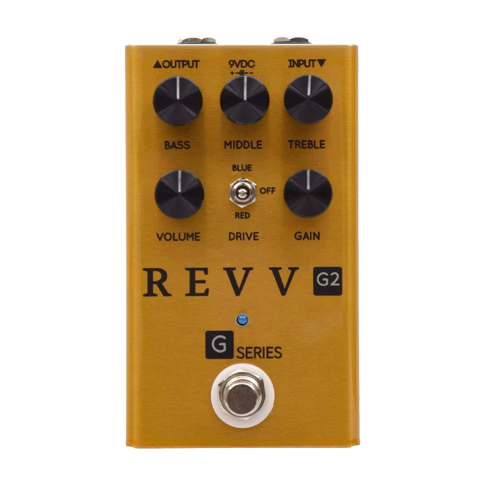 Revv G2 Preamp/Overdrive/Distortion Pedal Gold