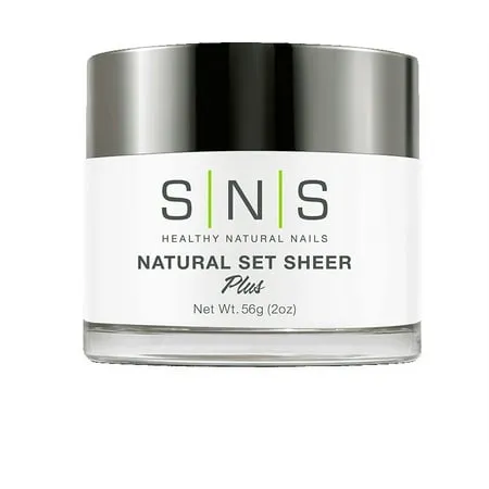 SNS Nail Dip Powder, Gelous Color Dipping Powder - Natural Set Sheer (Natural/Nudes, Sheer), PWNSS02 - Long-Lasting Acrylic Nail Color & Polish Lasts 14 Days - Odor-Free & No UV Lamp - 2 Oz