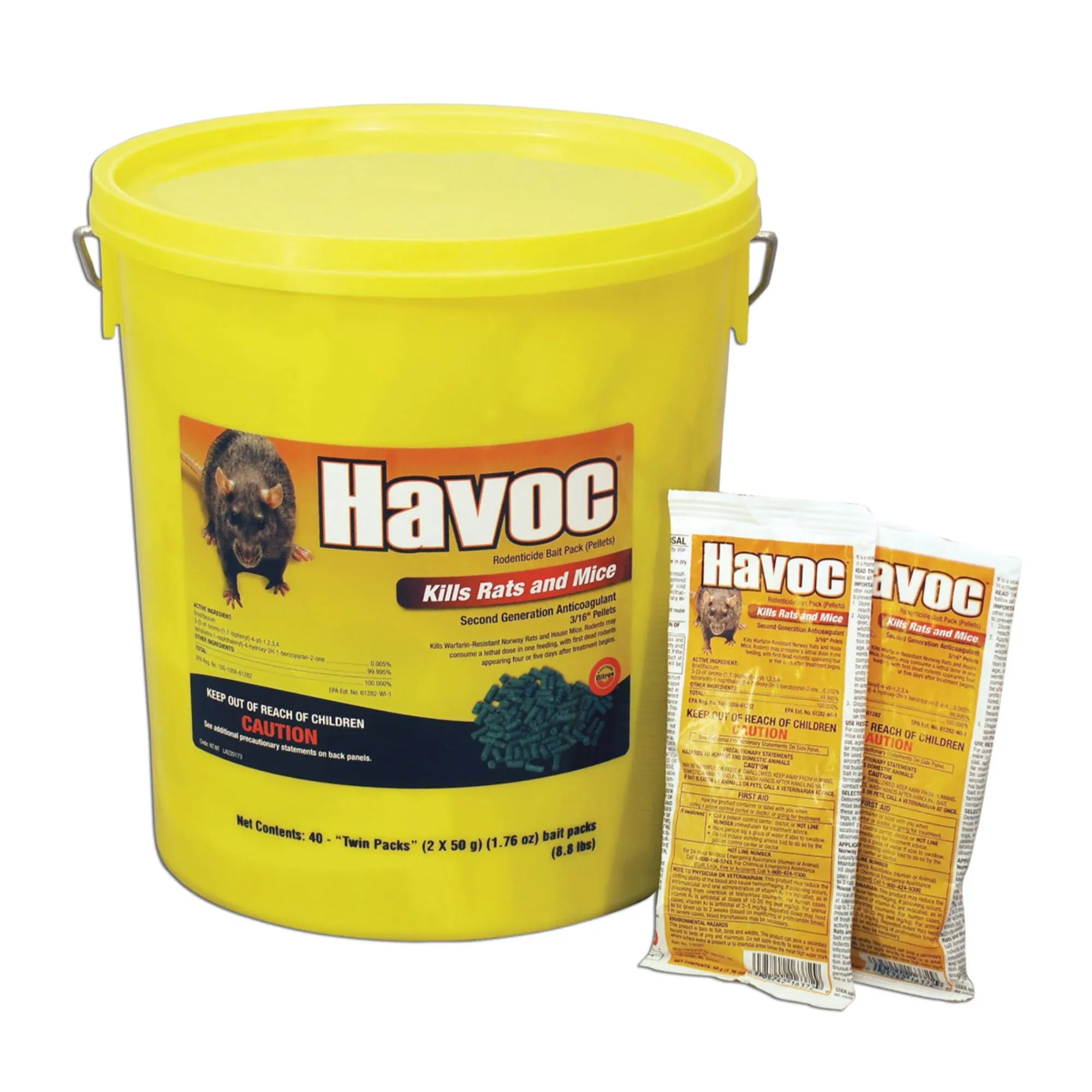 Neogen Bait Rat/Mouse Havoc Pail 116372