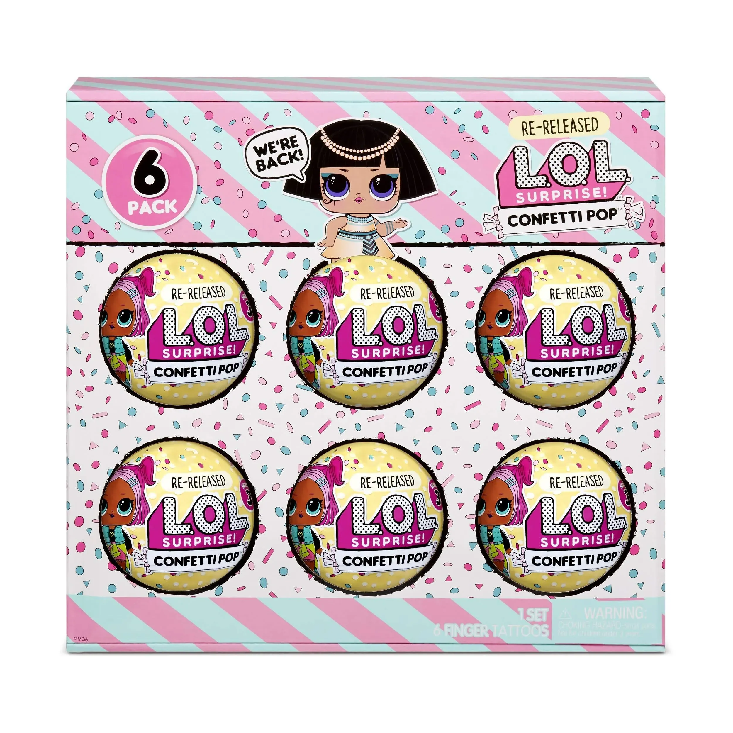 L.O.L. Surprise! 6-Pack Confetti- Pharaoh Babe (571629)