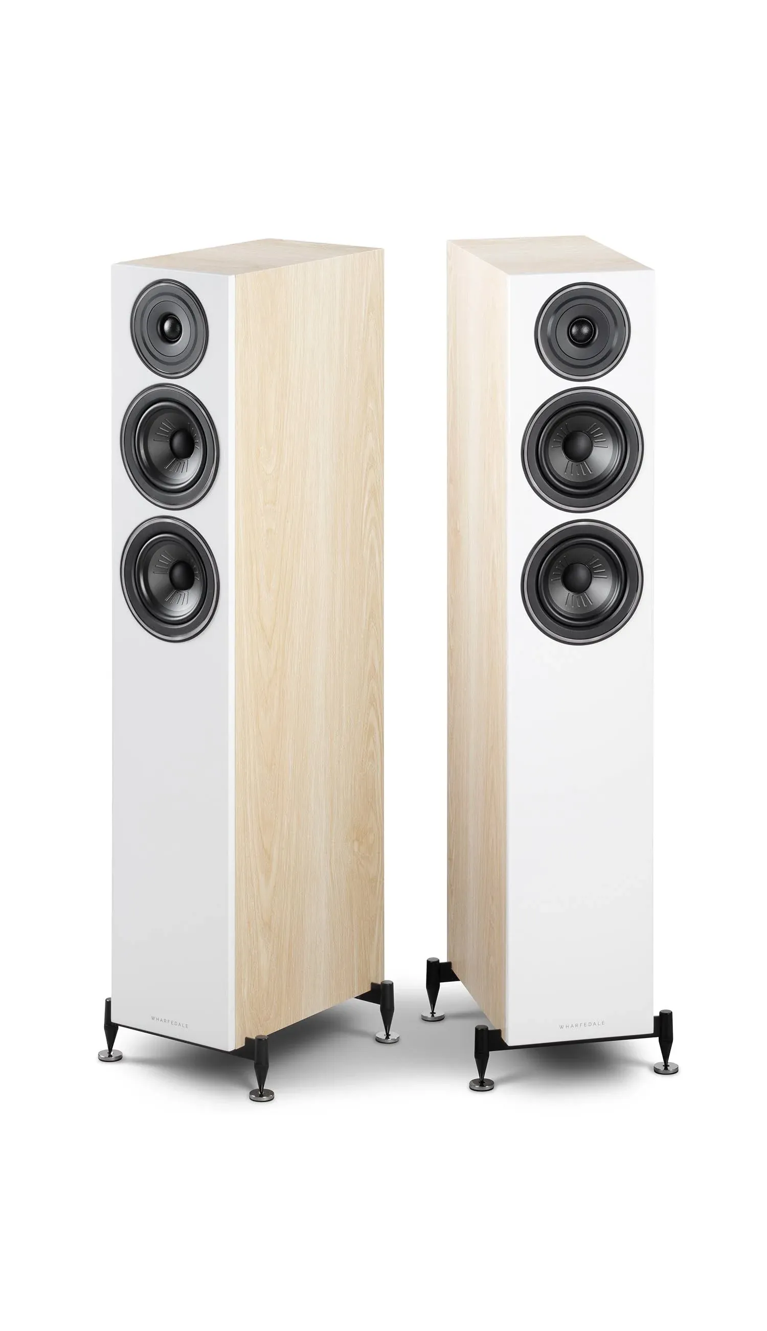 Wharfedale Diamond 12.3 Floorstanding Speakers - Pair Light Oak